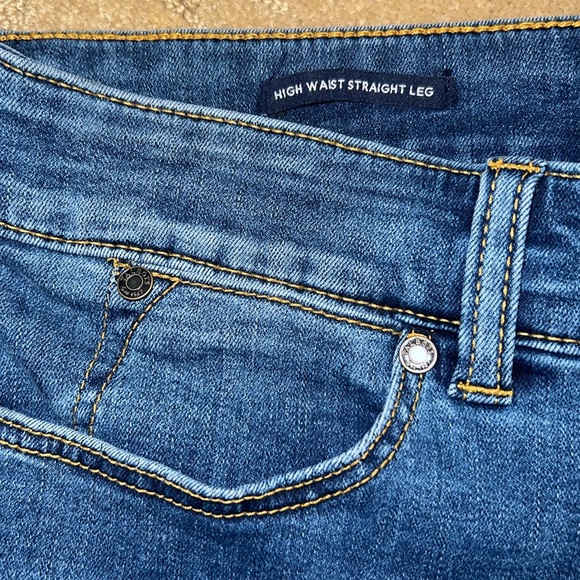 Talbots High Waist Straight Leg Jeans, 10 Petite - Picture 6 of 8